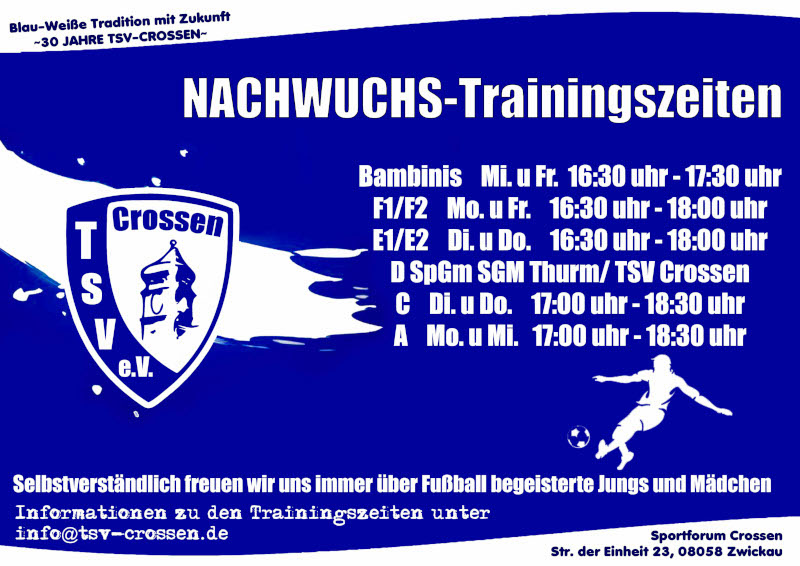 Trainingszeiten2020