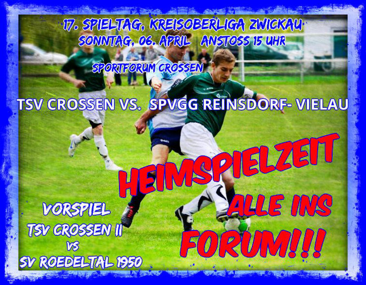 Vorschau TSV Crossen - SpVgg. Reinsdorf-Vielau